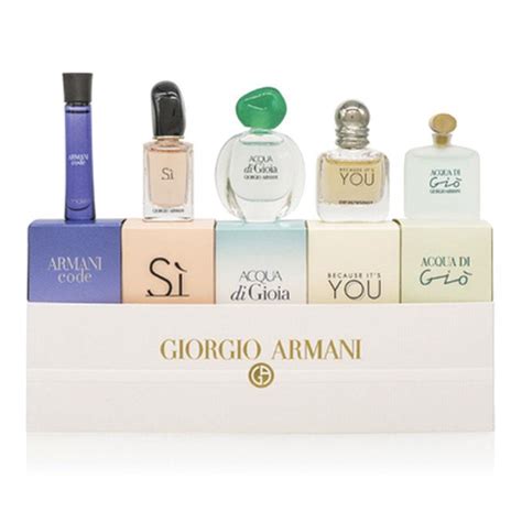 giorgio armani mini set.